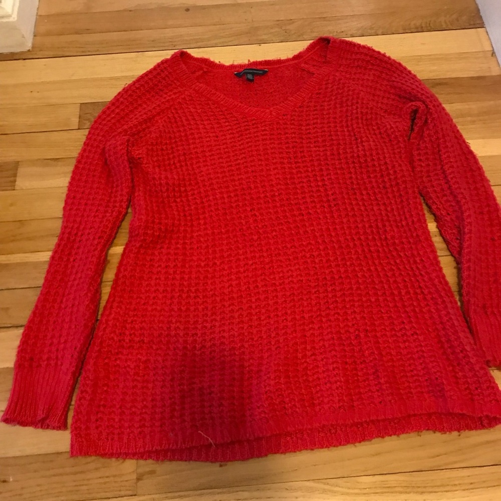 Red American Eagle sweater